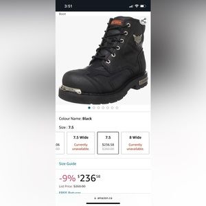 Harley Davidson boots